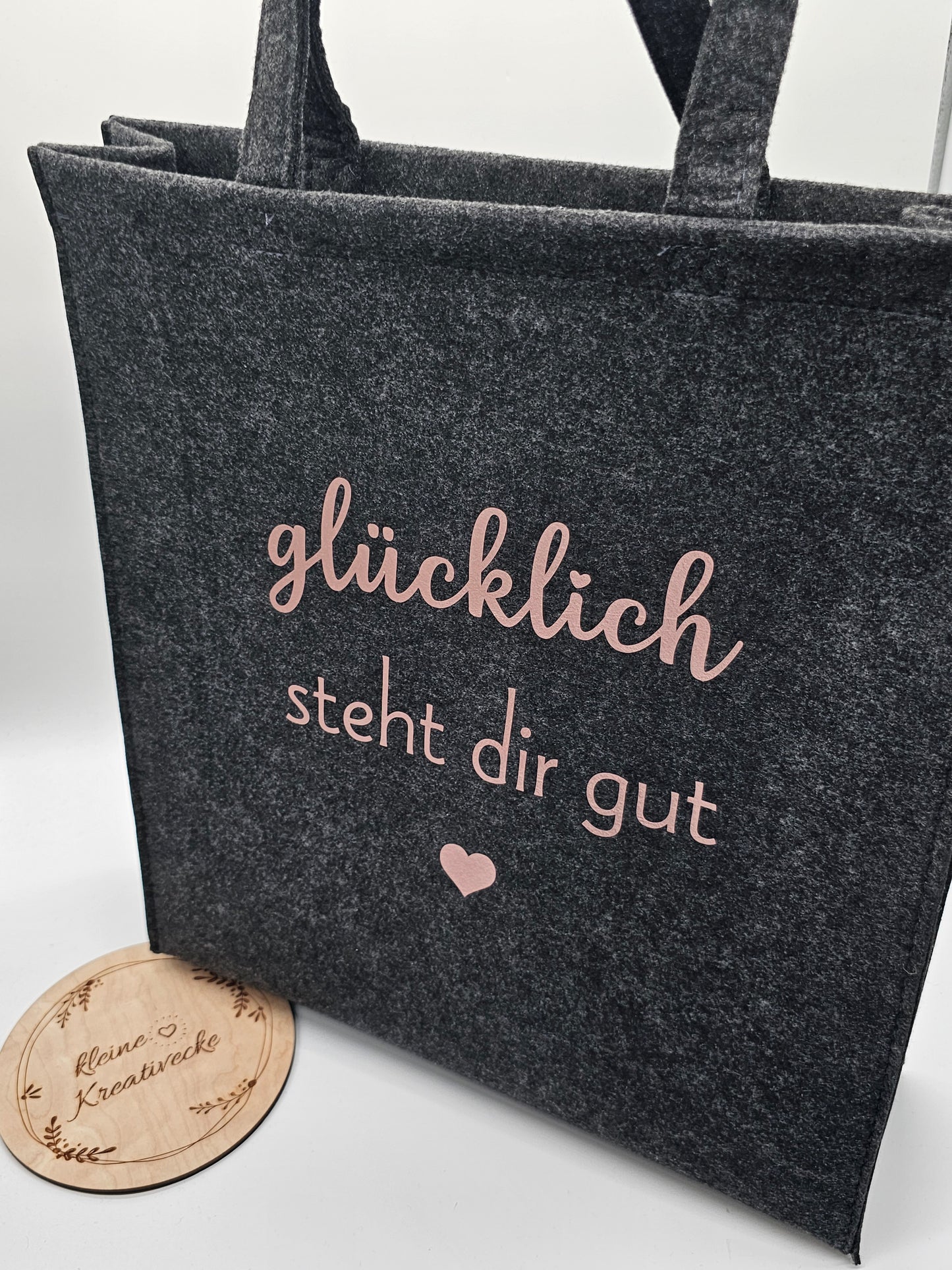 Filzshopper klein | glücklich