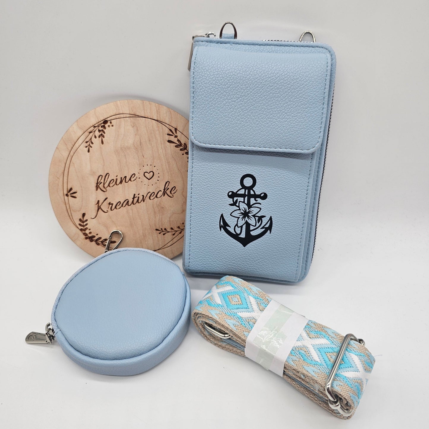 Handytasche mit Portemonnaie | Anker