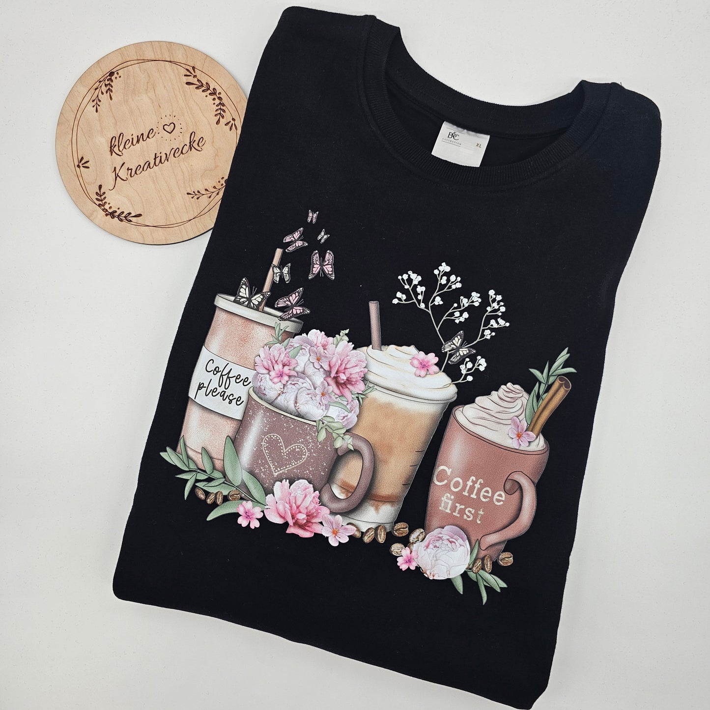 Sweater | Kaffee Blumen