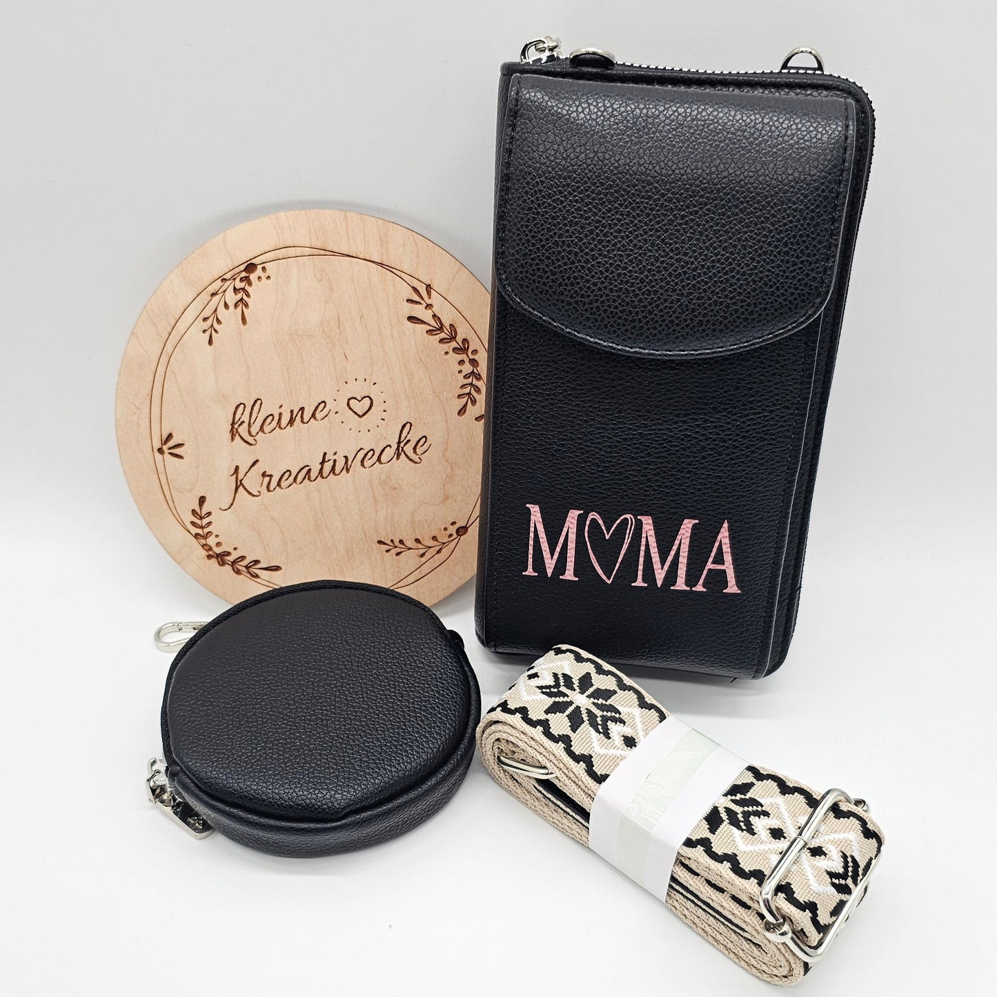 Handytasche mit Portemonnaie | personalisiert