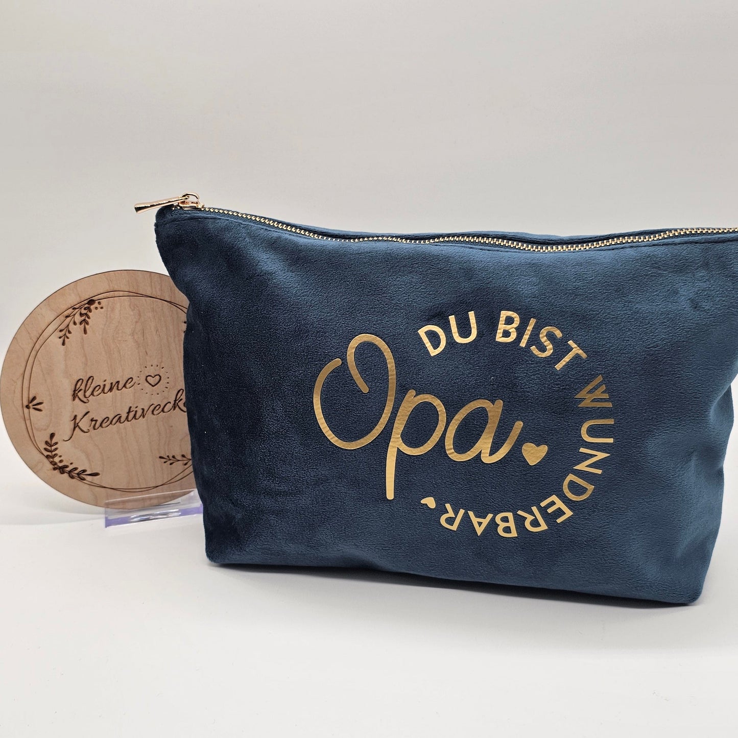 Kosmetiktasche aus Samt | Opa