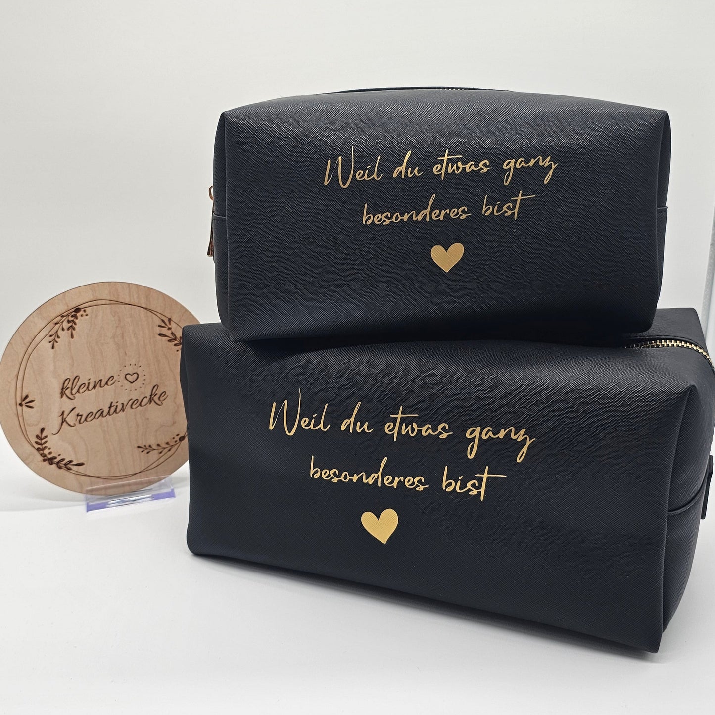 Kulturtasche in Lederoptik | ganz besonderes bist