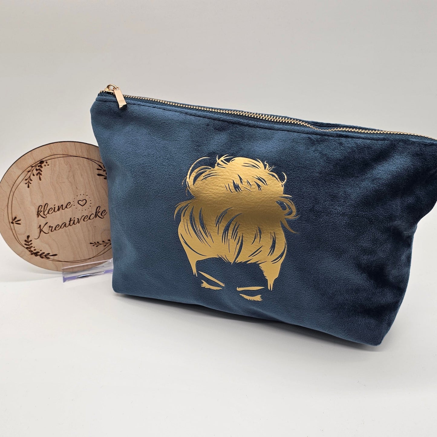 Kosmetiktasche aus Samt | Messybun